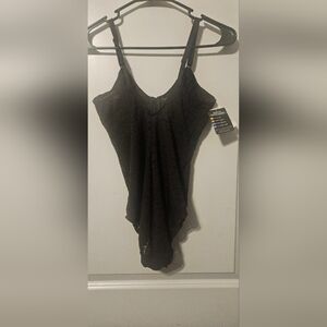 Women's 34D lace one-piece bodysuit
